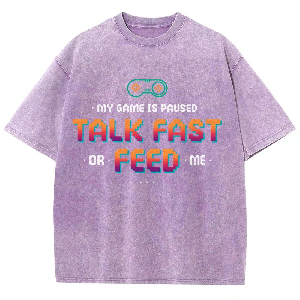 Feed the Gamer Vintage Distressed T-shirt