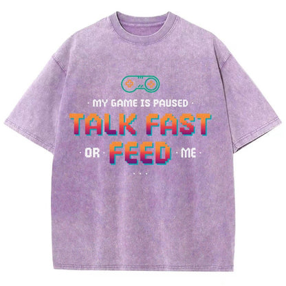 Feed the Gamer Vintage Distressed T-shirt
