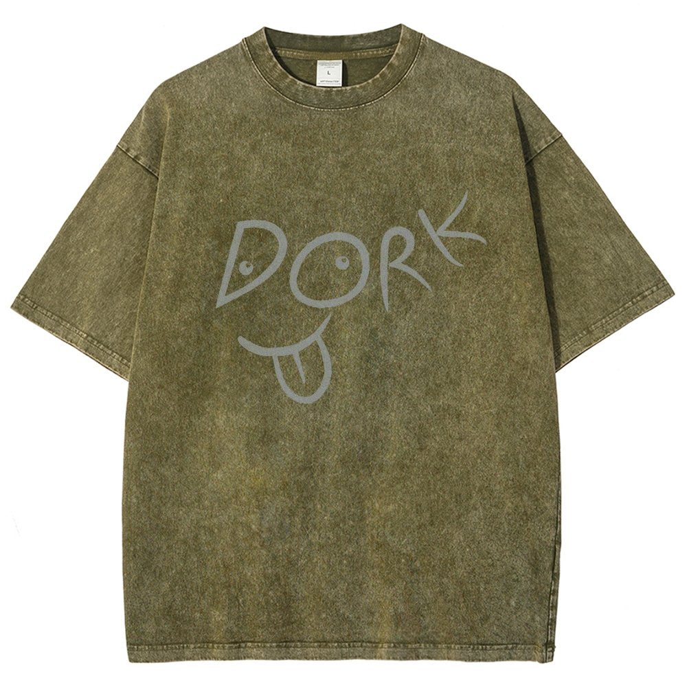 Go Dork Vintage Distressed T-shirt