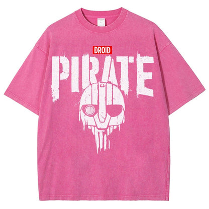 Droid Pirate Vintage Distressed T-shirt