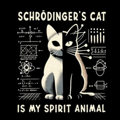 Schrodinger's Сat Science Washed Long Sleeve Tee