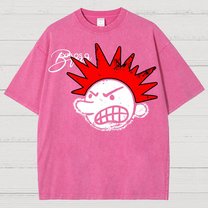 The Brain Explodes Vintage Distressed T-shirt