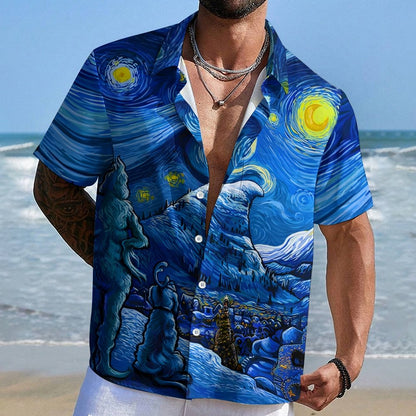 Starry MysticLand Geek Hawaiian Shirt