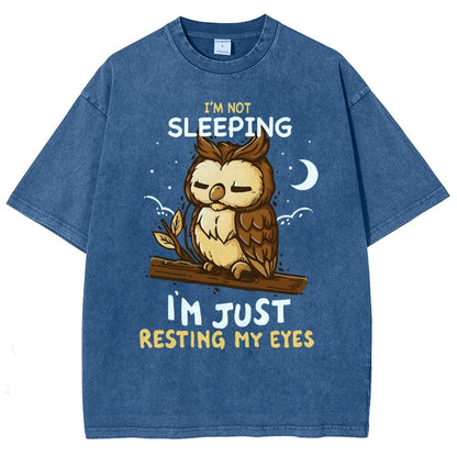Just Resting My Eyes Vintage Distressed T-shirt