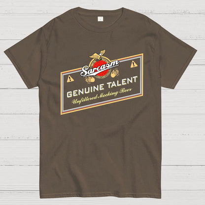 Sarcasm Genuine Talent Geek T-Shirt