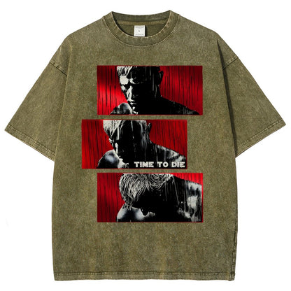 Time to die Vintage Distressed T-shirt