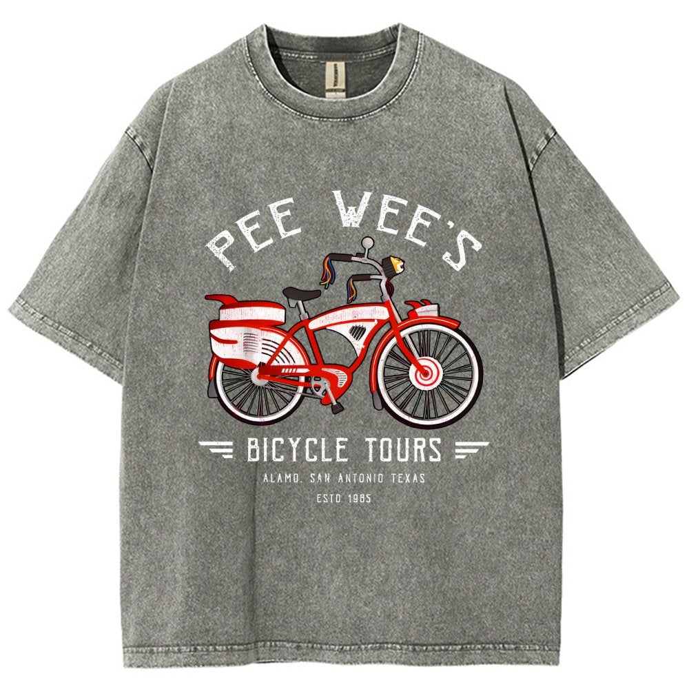 Buddy's Bicycle Tours Vintage Distressed T-shirt