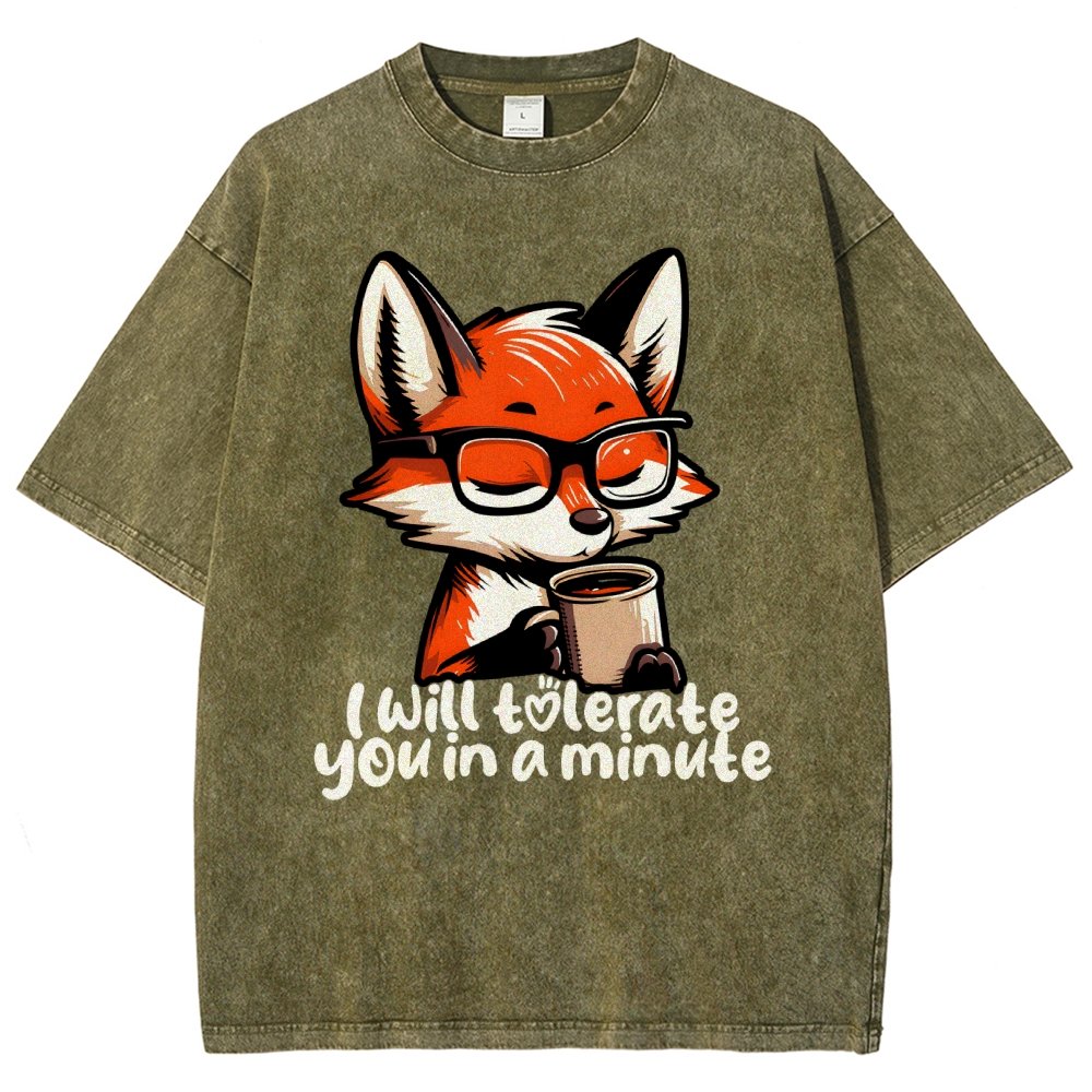 Tolerant Fox Vintage Distressed T-shirt