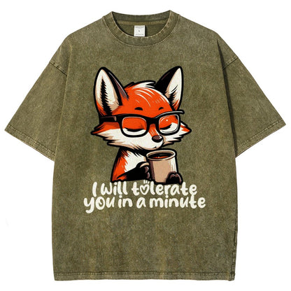 Tolerant Fox Vintage Distressed T-shirt