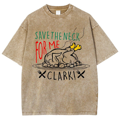 Save The Neck For Me Guy Vintage Distressed T-shirt