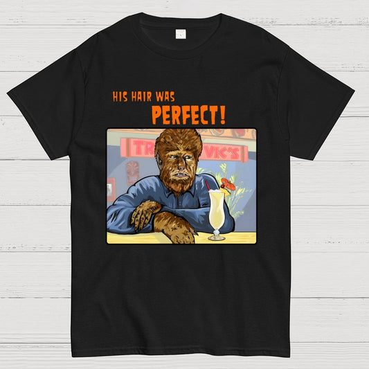 His Hair Was Perfect Geek T-Shirt