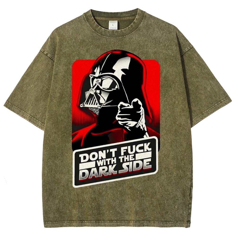 Dark Power Vintage Distressed T-shirt