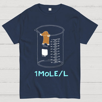 Ute One Mole Per Liter Chemistry Avogadros Day Geek T-Shirt