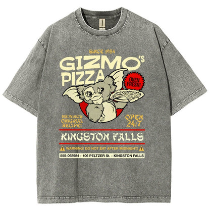 Gizmo's Pizza Pi Day Nerd Vintage Distressed T-shirt