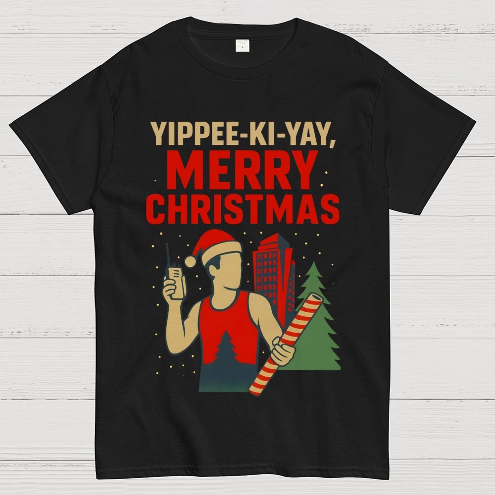 Yippee-Ki-Yay Merry Christmas Geek T-Shirt