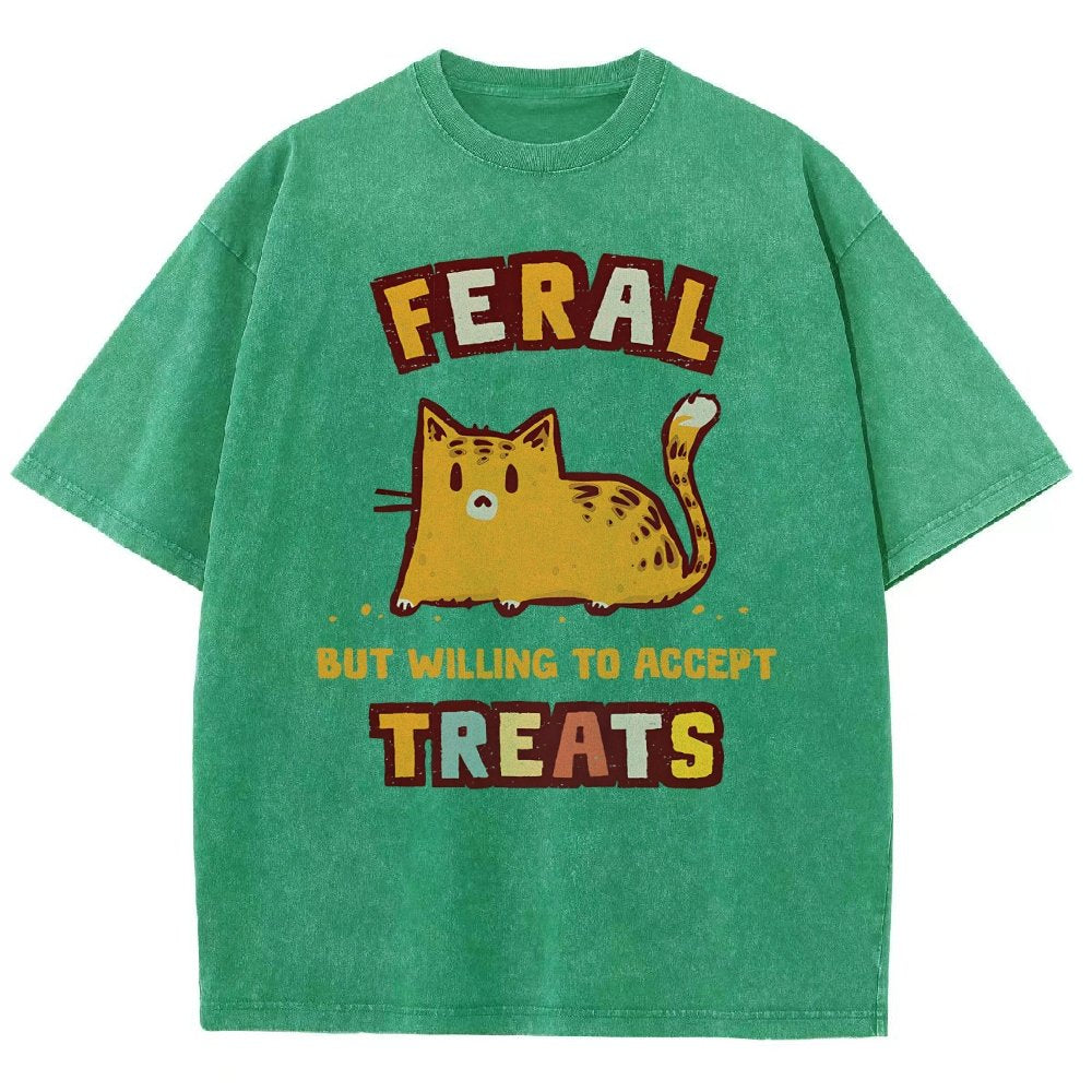 Slightly Feral Vintage Distressed T-shirt