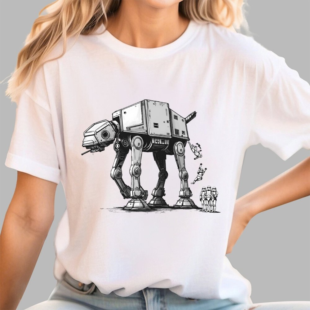 Imperial Robot Dog Poop Geek T-Shirt