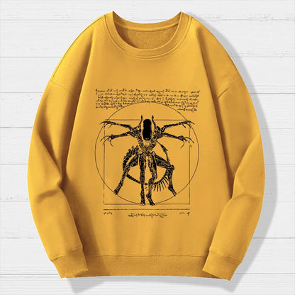 Mystery Creature Geek Cotton Sweatshirt