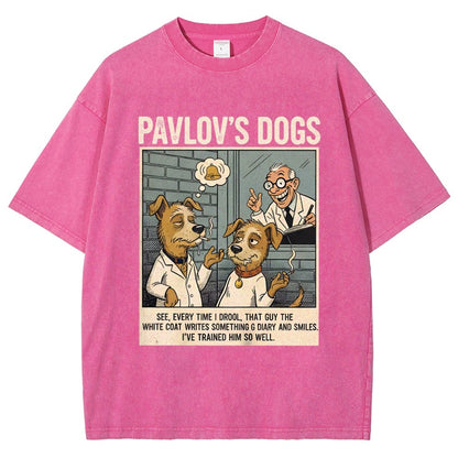 Pavlov's Dogs Art Print Vintage Distressed T-shirt