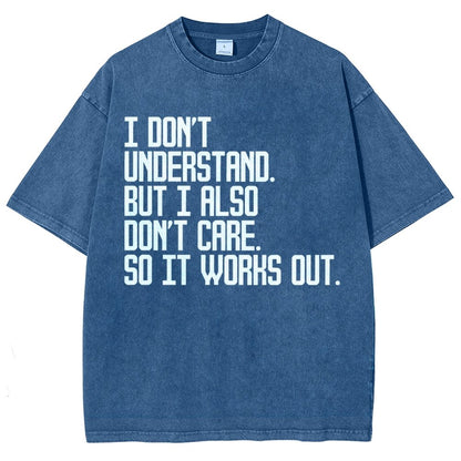 I Don't Understand Vintage Distressed T-shirt
