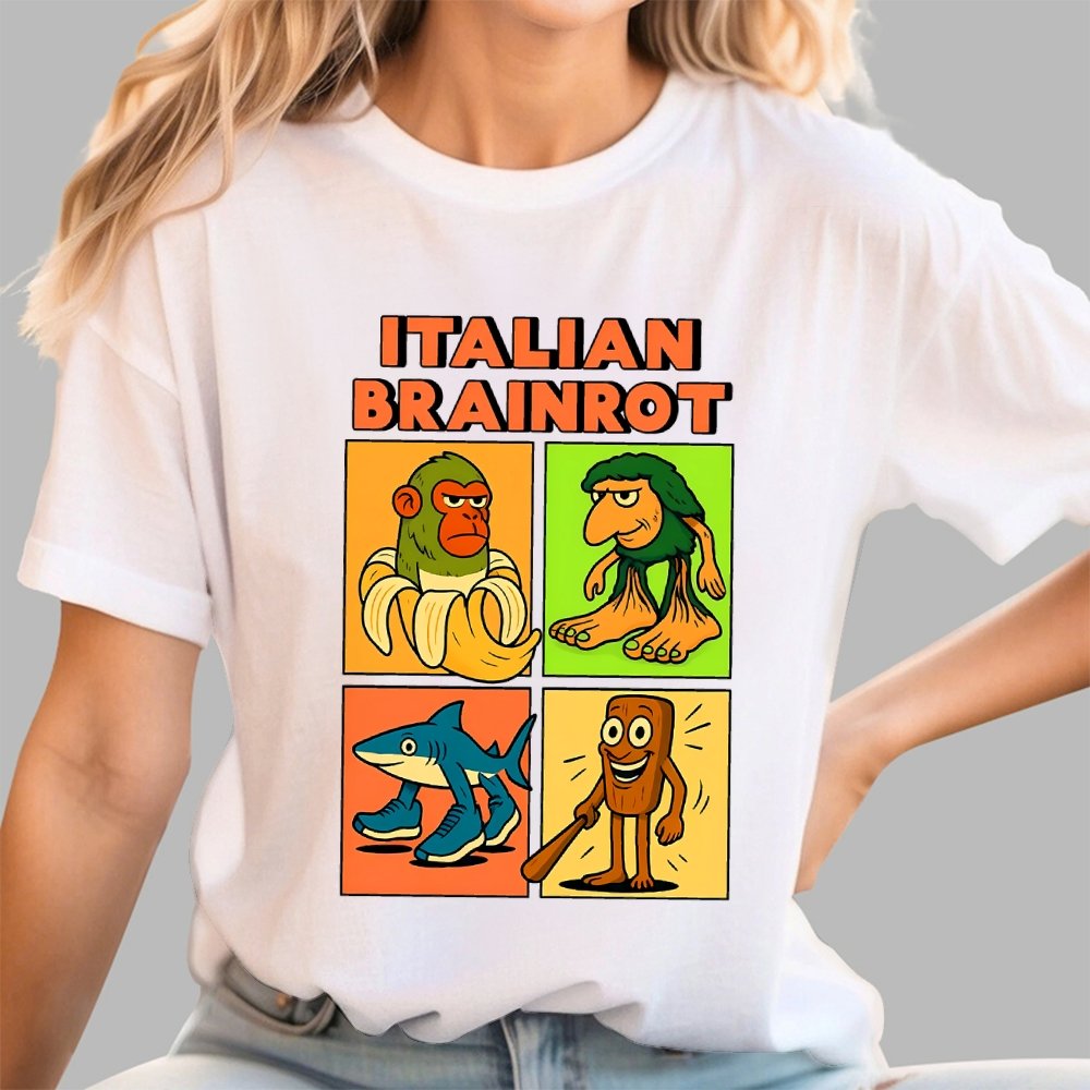 Italian Brainrot Meme Geek T-Shirt