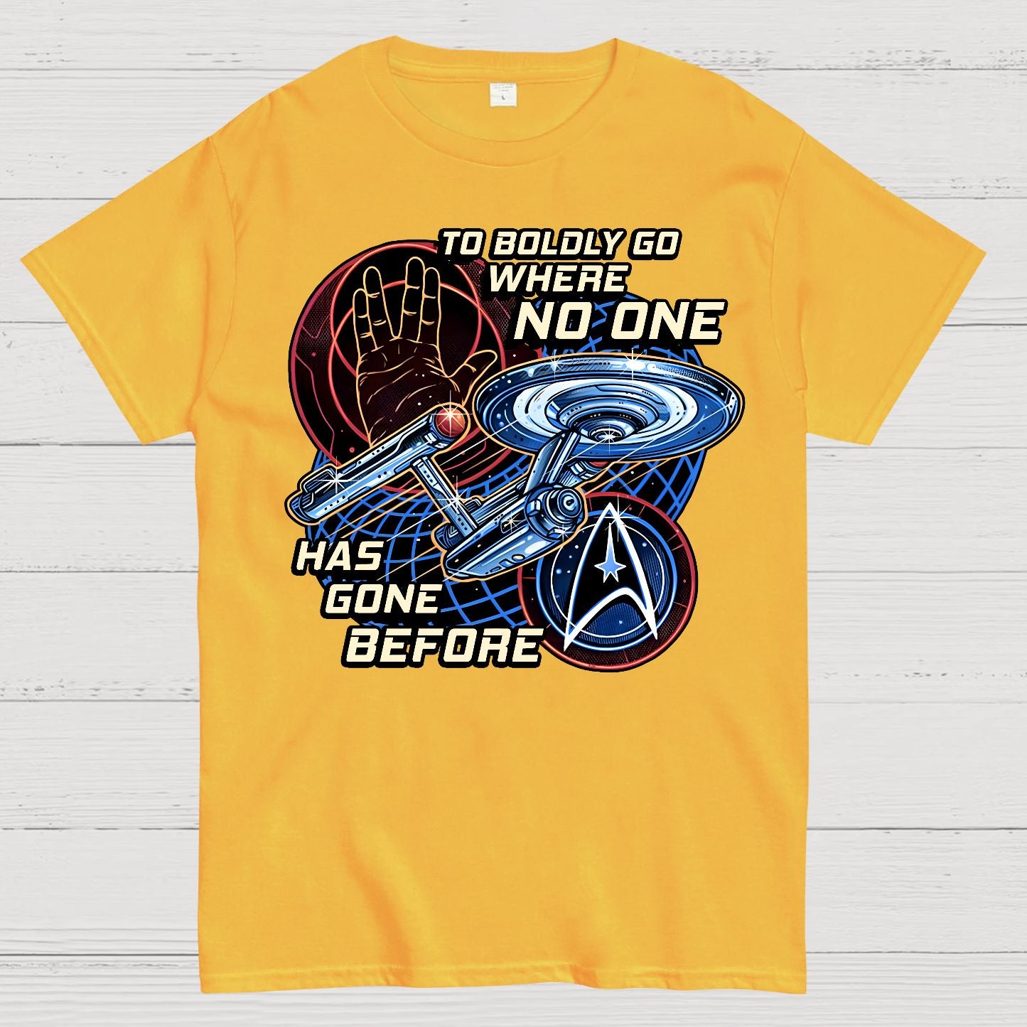 To Boldly Go Where Few Have Gone Before Geek T-Shirt