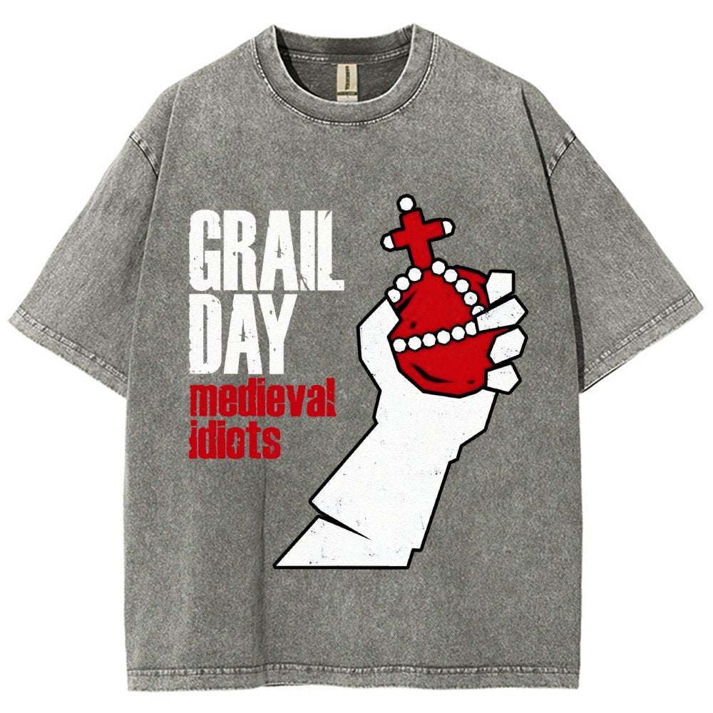 Medieval Idiots Vintage Distressed T-shirt