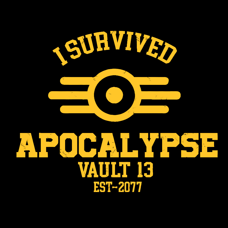 I Survived Apocalypse Geek T-Shirt