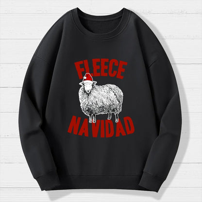 FLEECE NAVIDAD Christmas Geek Cotton Sweatshirt