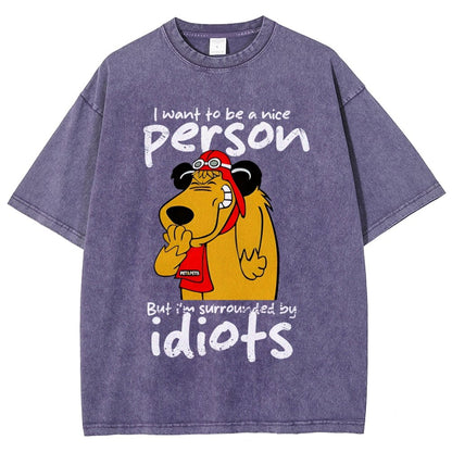 Sourronded by idiots Vintage Distressed T-shirt