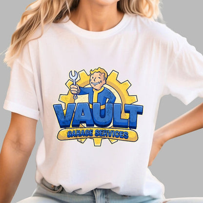 The Vault Garage Services Geek T-Shirt