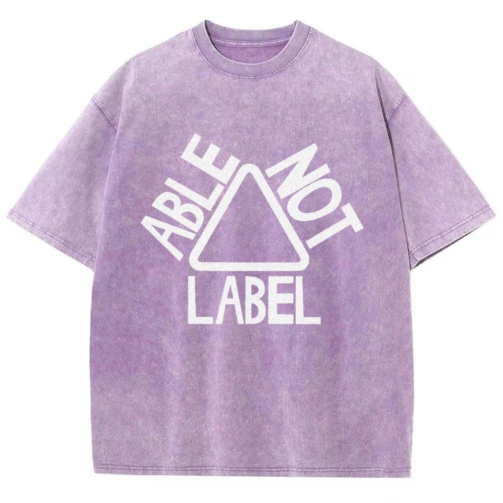See the Able Not the Label Awareness Vintage Distressed T-shirt
