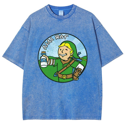 Mystic Milk Vintage Distressed T-shirt