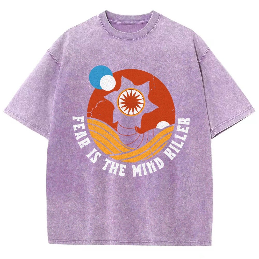 Fear Is The Mind Killer - Vintage Distressed Retro Scifi Vintage Distressed T-shirt