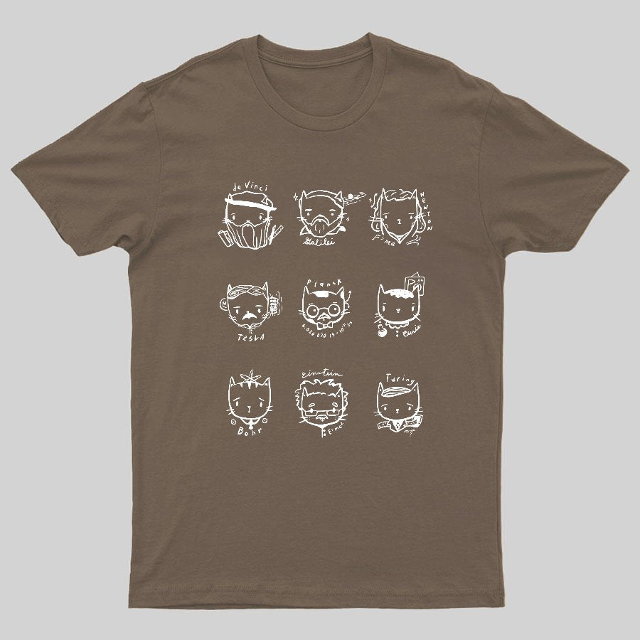 Mad Science Cats Geeky T-Shirt