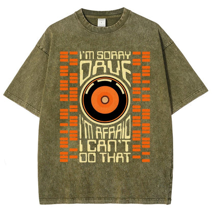 I'm Sorry Dave Vintage Distressed T-shirt