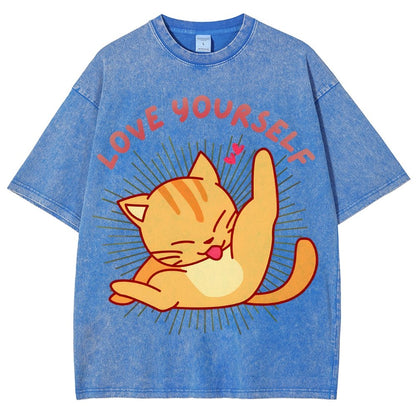Love YourSelf Vintage Distressed T-shirt