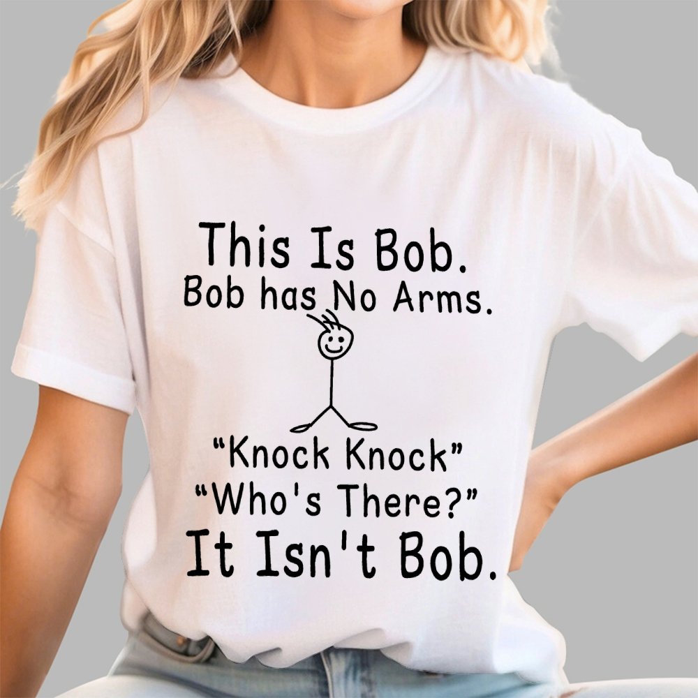 Funny "This is Bob" Knock Knock Joke Geek T-Shirt