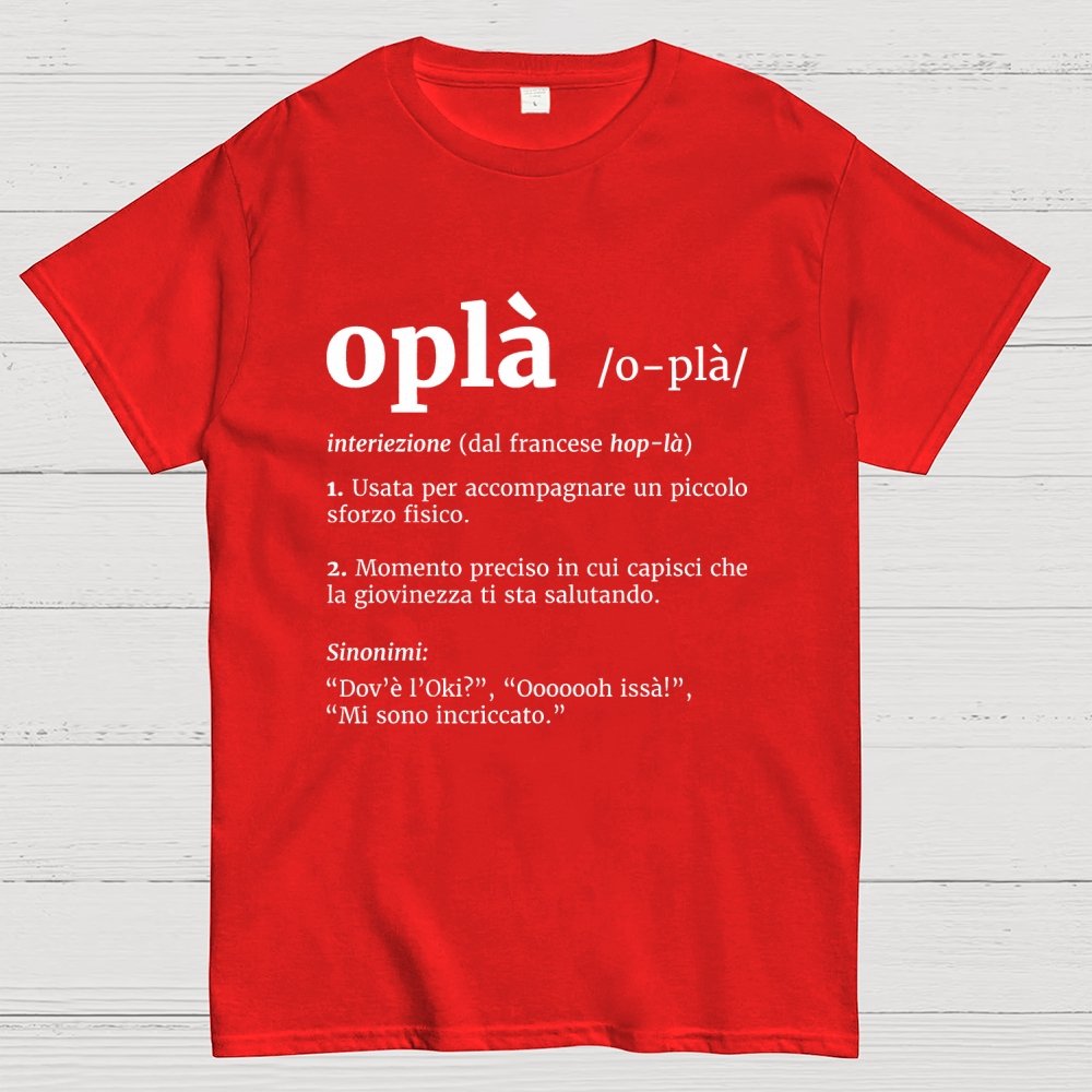 Oplà! Definizione Meme Geek T-Shirt