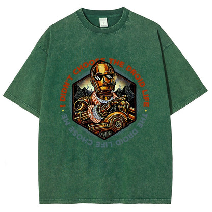 The Robot Life Vintage Distressed T-shirt