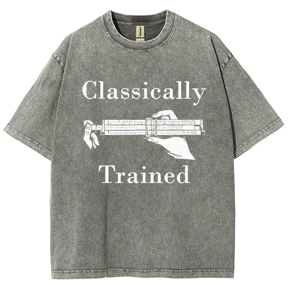 Slide Rule Classically Trained Vintage Distressed T-shirt