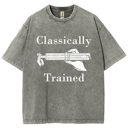 Slide Rule Classically Trained Vintage Distressed T-shirt