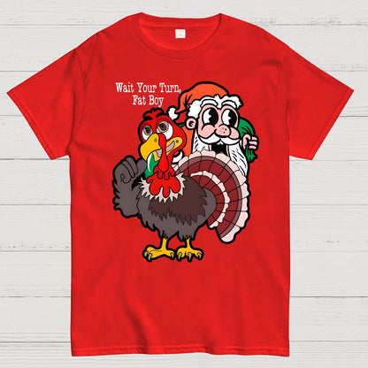 Wait Your Turn, Fat Boy Geek T-Shirt