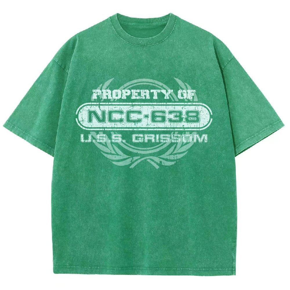 Vintage Property of ABC123 Vintage Distressed T-shirt