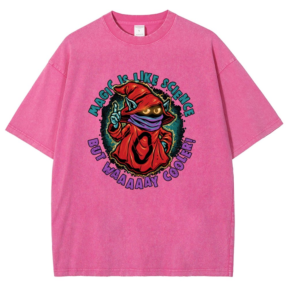 Magic Is Like Science Vintage Distressed T-shirt