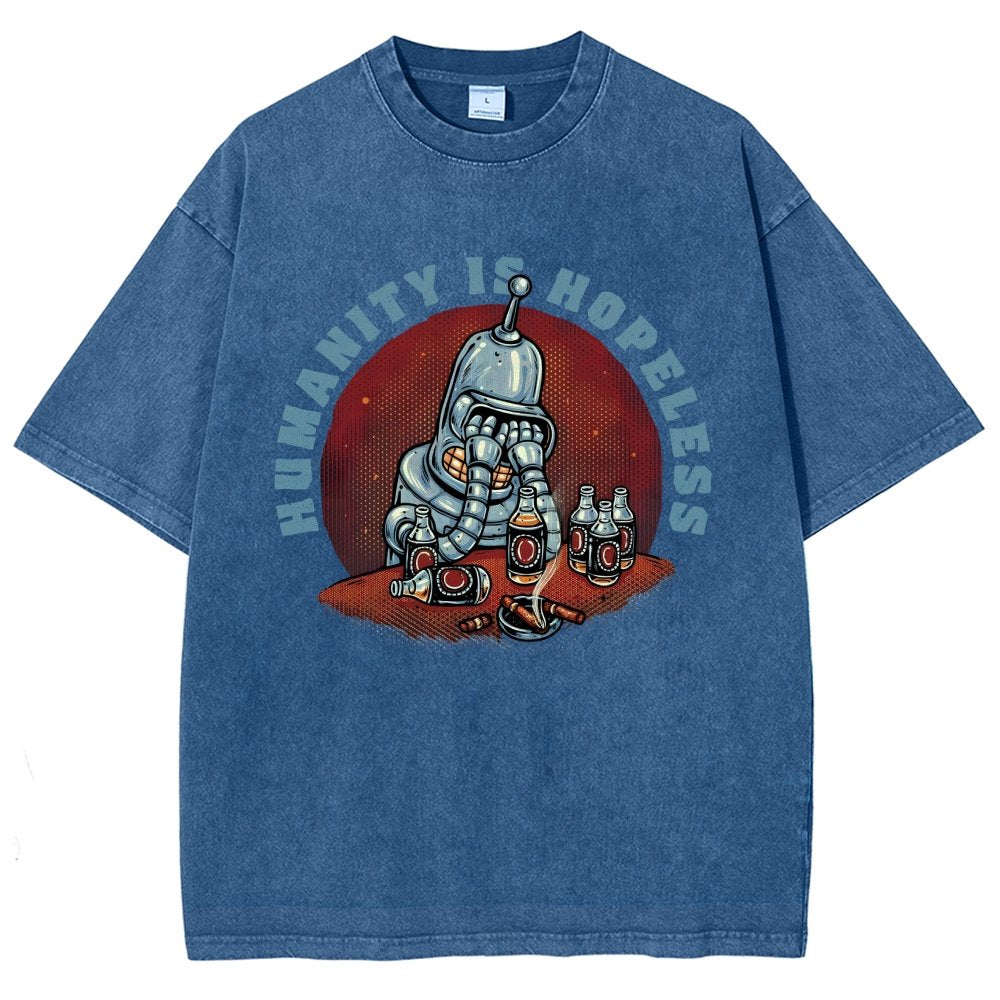 Humanity Is Hopeless Vintage Distressed T-shirt