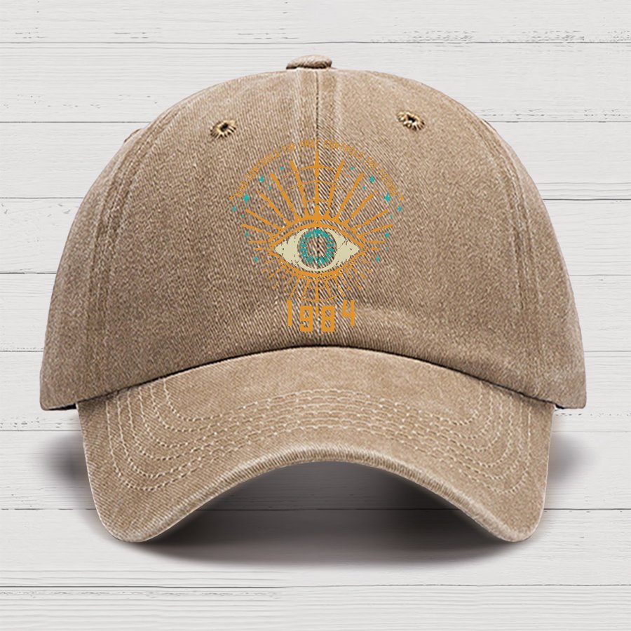 1984 George Orwell Control The Future Cotton Hat