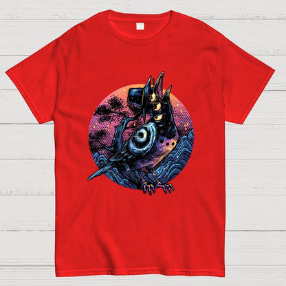 Crow from the underworld Unisex Geek T-Shirt