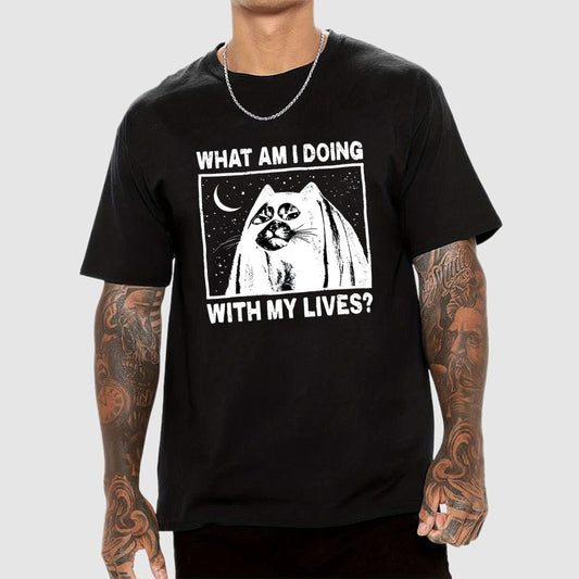 What Am I Doing With My Lives Geek T-Shirt