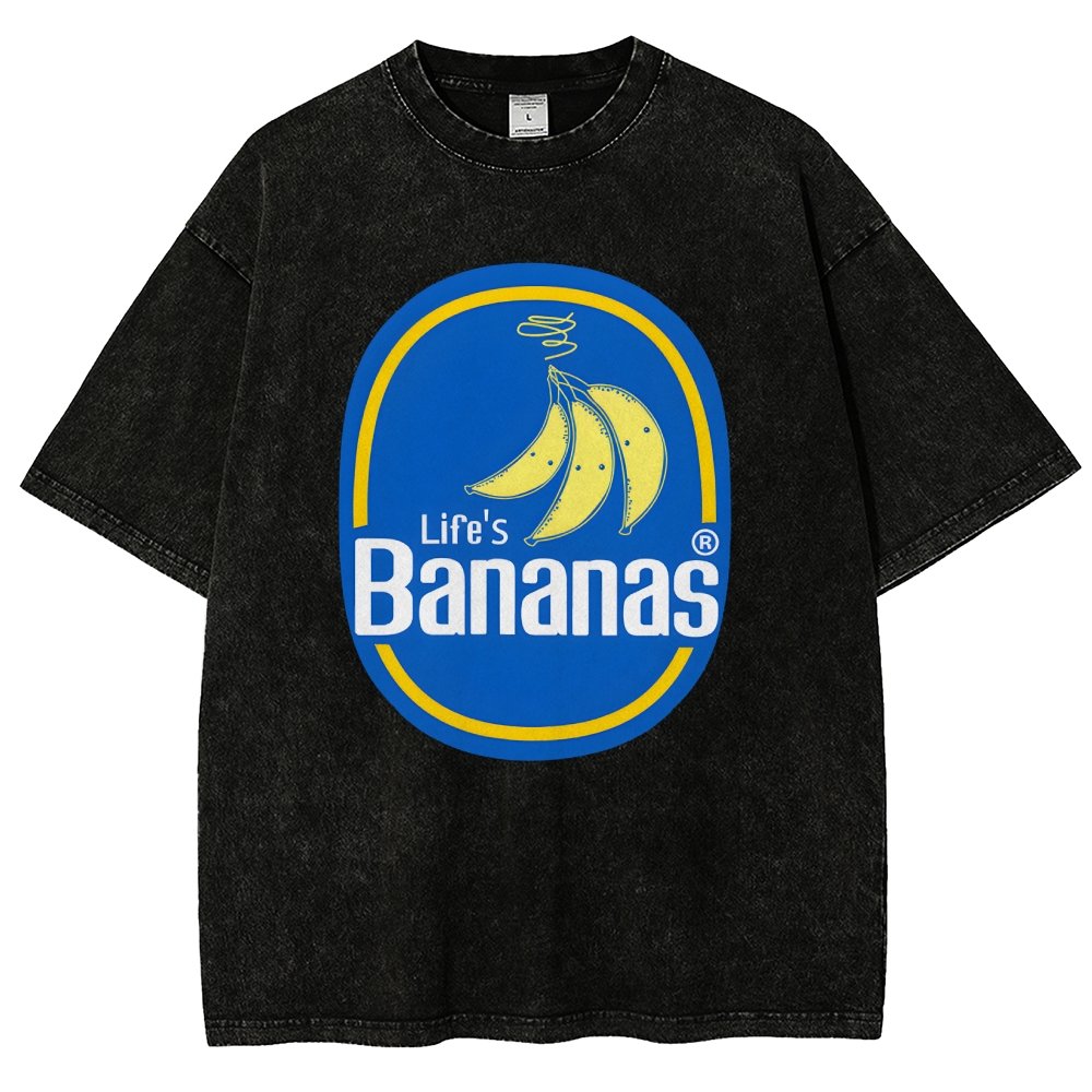 Life's Bananas Vintage Distressed T-shirt